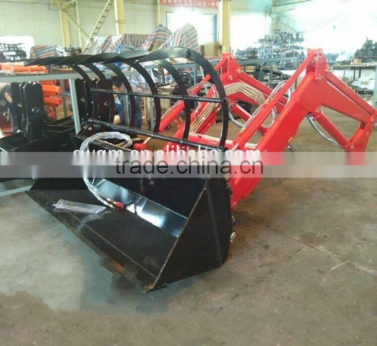 Hot selling Tractor front end loader with Grapple bucket