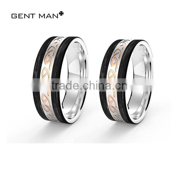 2016 fashion carbon fiber ring stainless steel ring design for women models for women's rings alibaba