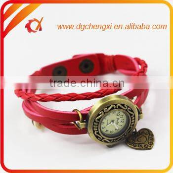 Crown watches for women fancy wrist leather watches