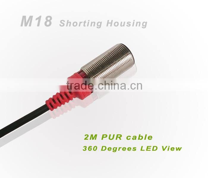 F&C M18 F3C-18ES05 Series, 12~24v DC switching Transducer, Short Housing Type, Flush Position Transducer