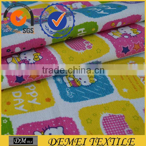 fish canvas polyester cotton upholstery fabric