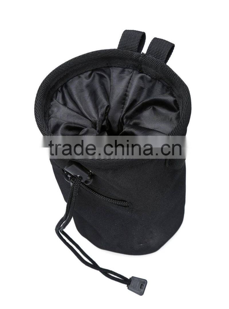 Rock Climbing Weightlifting Chalk Bag With Drawstring Closure