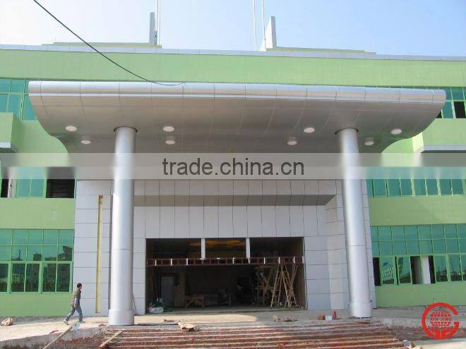 aluminum exterior wall coving panel/wall decoration design