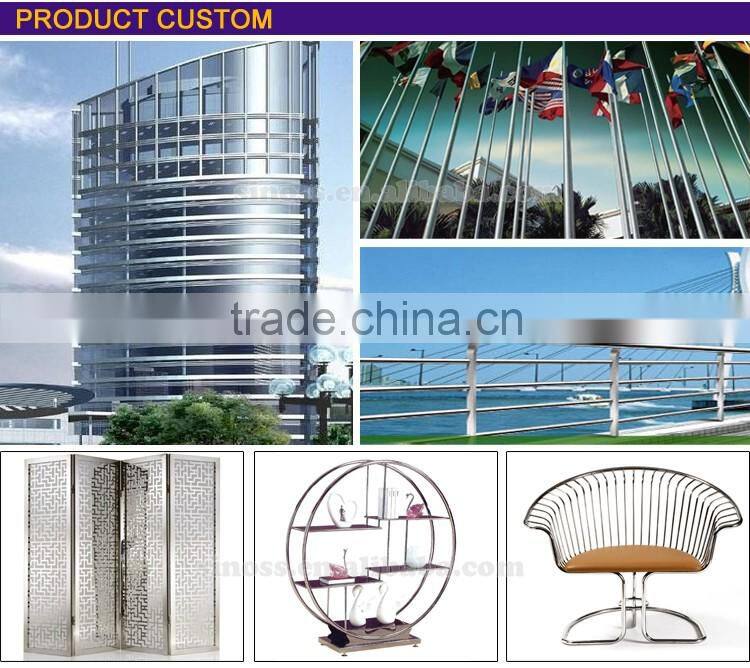 304 satin finished stainless steel welded tube