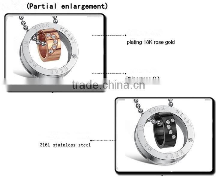 lasted design of cheap fashionable pendant jewelry for girls