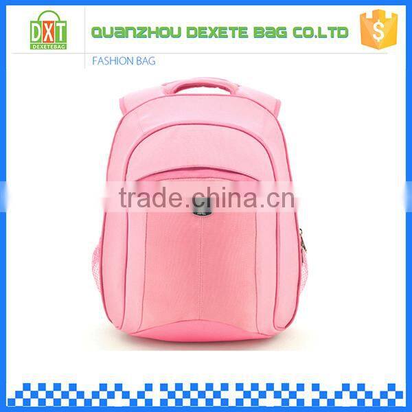 Polyester backpack pink boys diaper bag