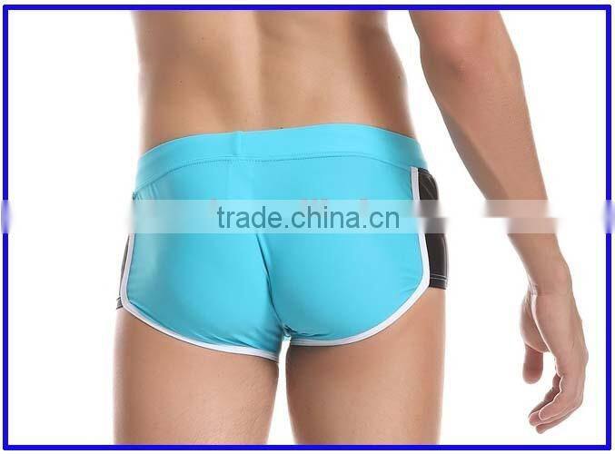 Solid color sexy men beach sport swimming shorts fashion men swimming shorts