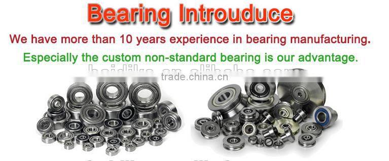 Standard stainless steel deep groove ball bearing for food industry