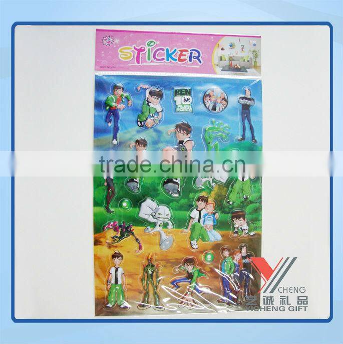 3D embossed cartoon sticker Kid's Room decor sticker