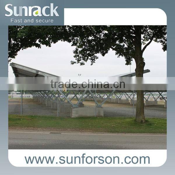 Solar ground mount with anodize AL6005-T5