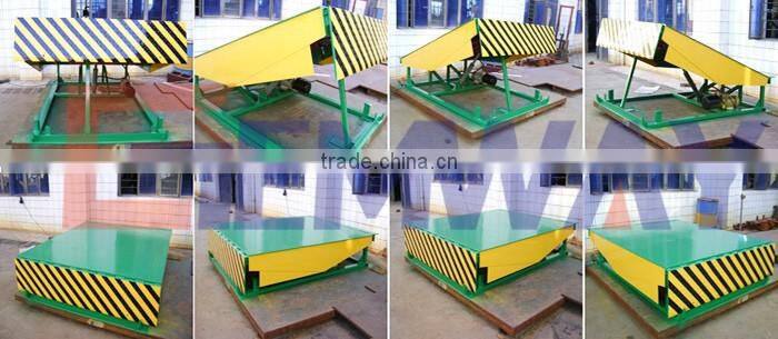 High performance hydraulic container dock ramp stationary dock leveler