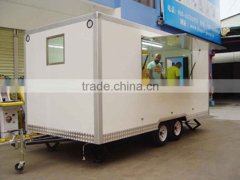 mobile fast food kiosk catering trailer cart sales