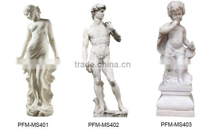 Axed Natural Marble Sitting Giant Buddha Statue