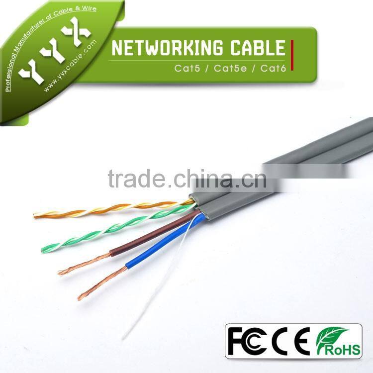 UTP cat5 networking cable and 2C power cable