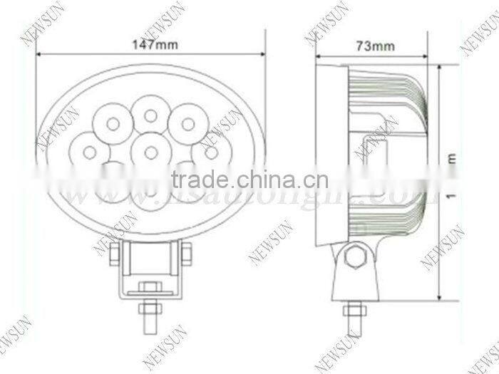 C ree 27w led tractor work light,led handheld light super bright farming,truck,excavator 27w working led light