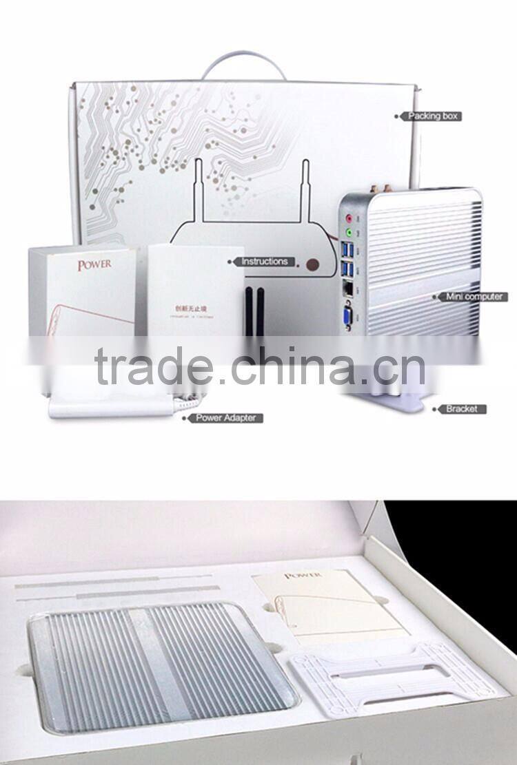 Oem manufacturer i5 Dual core Turbo Boost 2.60GHz 4G ram SSD x86 mini pc with vga