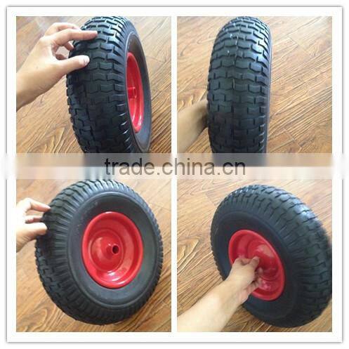 pu foam filled wheel for lawn mower 13x5.00-6