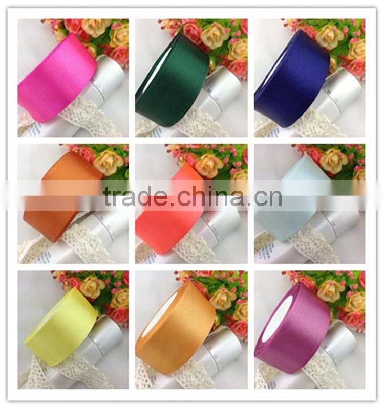 Factory wholesale 100% polyester fancy celebrate satin ribbon for ribbon flowers