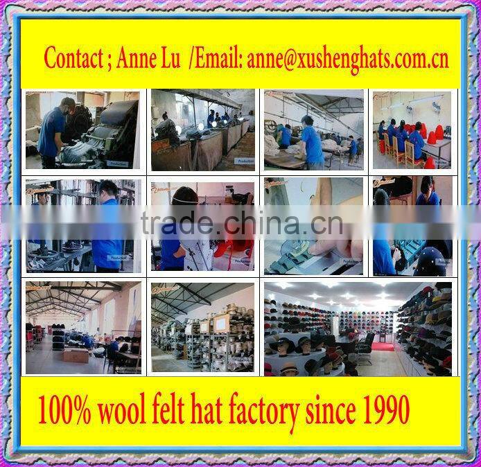 wholesale fashion women winter wool felt cloche hat with selt flower