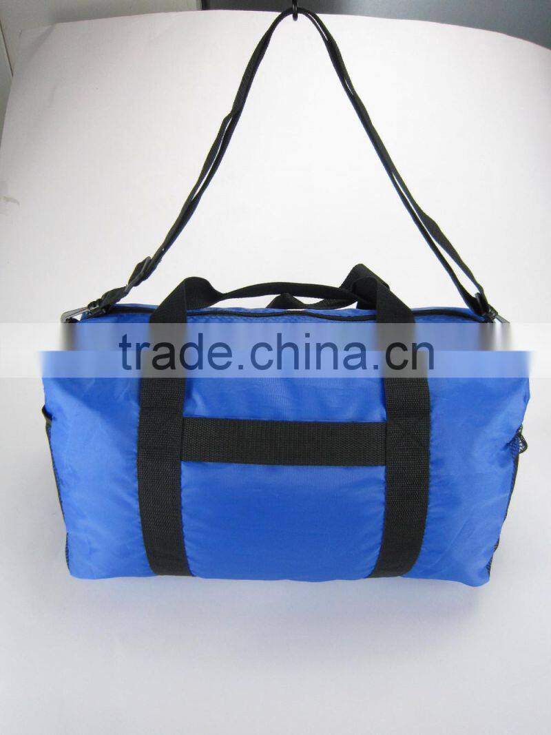 2016 Custom portable cheap trendy folding sport bag travel bag gym duffle bags