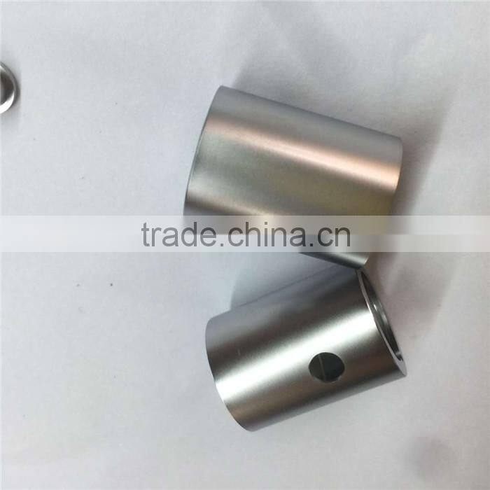 short steel tube in chrome plating metal pipe in chrome cnc parts