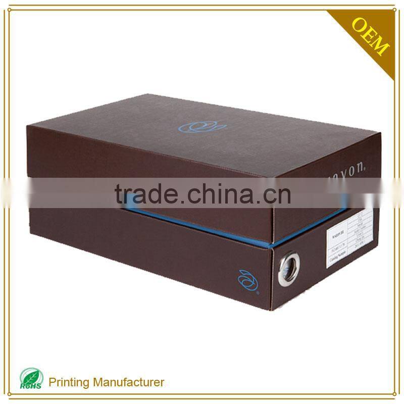 Folding Shoe Paper Box Label Template Corrugated Paper Custom Logo