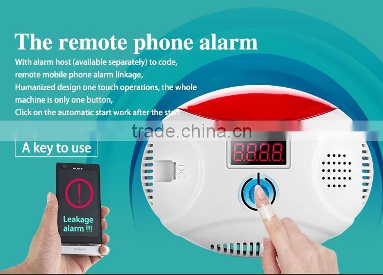 The latest 315/433MHz wireless Carbon Monoxide gas leak sensor CO detector alarm