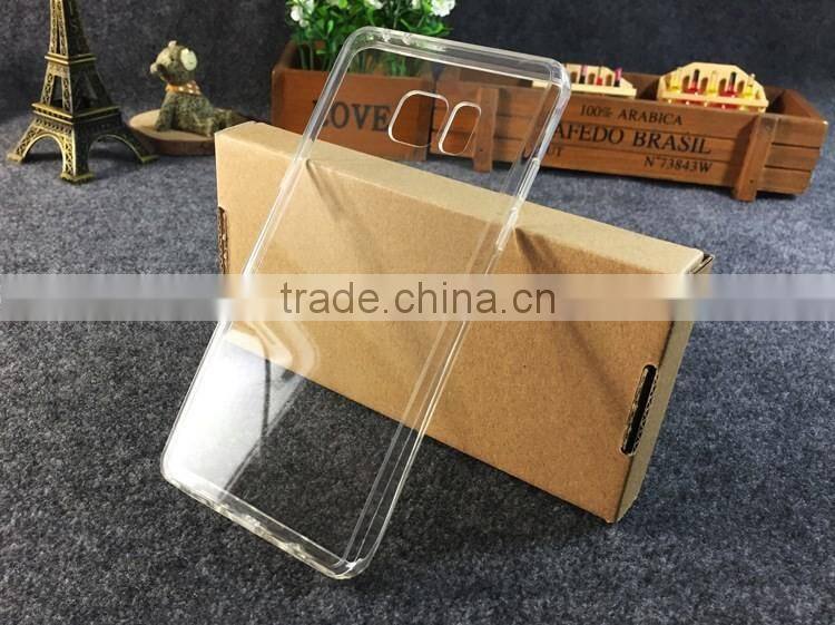 Mobile phone clear case for samsung note 7, for galaxy note 7 case, note 7 cover case with tpu bumper frame