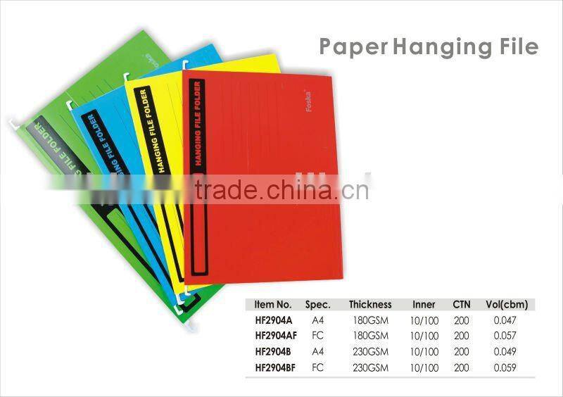 Hot Sale A4/FC Paper Hanging File Folder