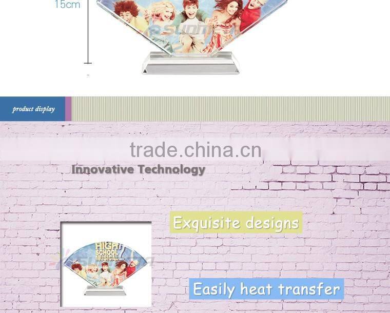 2016 Best Souvenir Gifts Fan-shaped Crystal