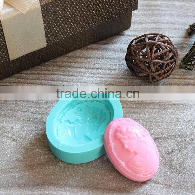 Amazing Silicone Soap Molds, Face Fondant Silicone Mold, Silicone Waffle Cake Mould