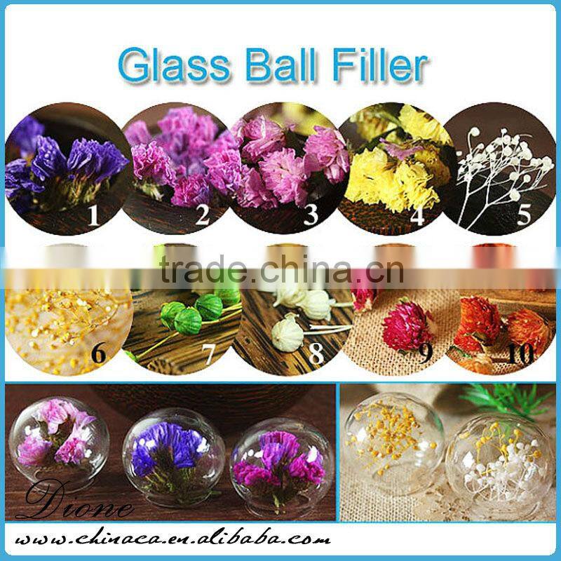 alibaba supplier Globe glass necklace, Miniature globe pendant, tiny ball necklace jewelry