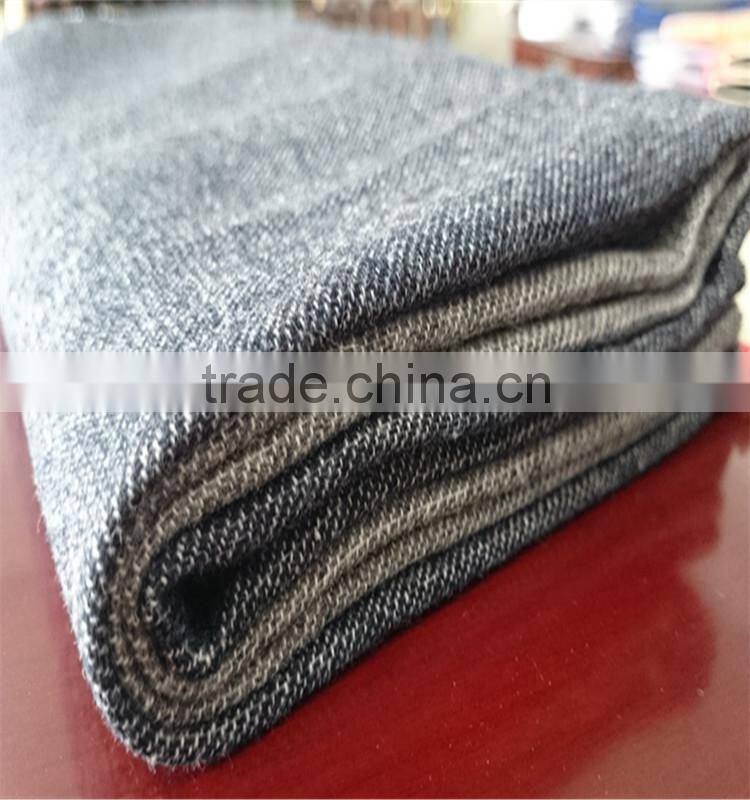 Polyester & Wool Over Coating Fabric with double face pattern