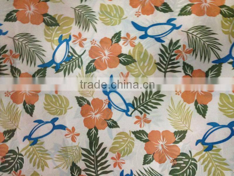 New Arrival 100% polyester flower print fabric