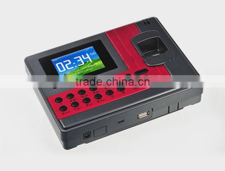 Multi-Language 2.8'' TFT display TCP/IP RFID biometric fingerprint time attendance system access control with Backup Battery