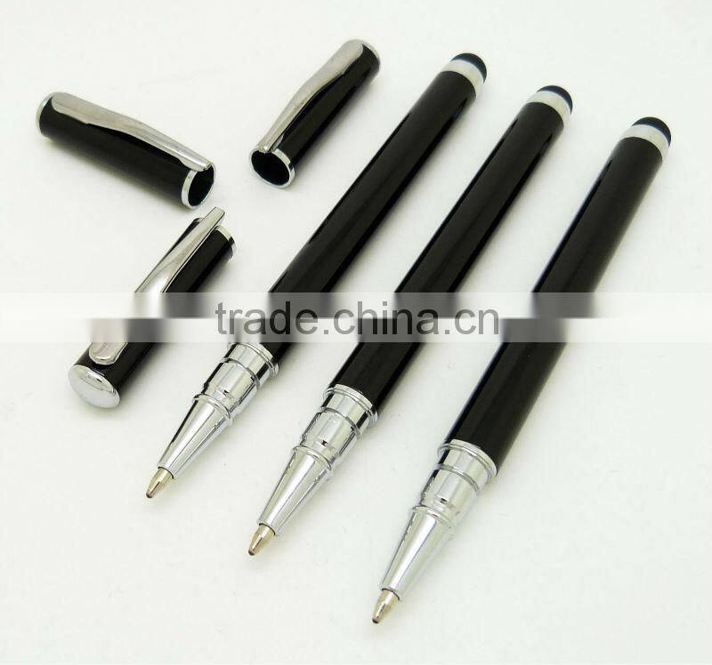 SC002 Elegant metal pen of ball pen ballpoint pen 2in1 Touch Screen Stylus can make your logo for promotion gift 3colors