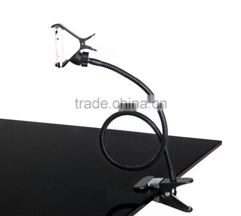 2015 hot sales flexible gooseneck lazy phone holder desk phone mount holder for smartphones