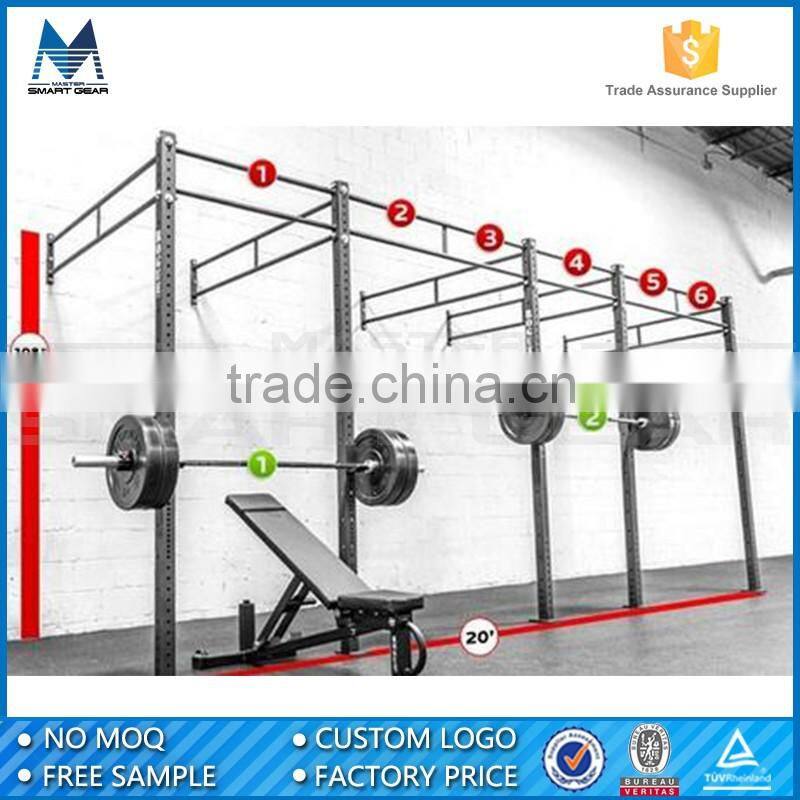 MSG New Style 3''x3'' Tube Crossfit Rigs Wall Mounted Crossfit Rigs with J-Cup