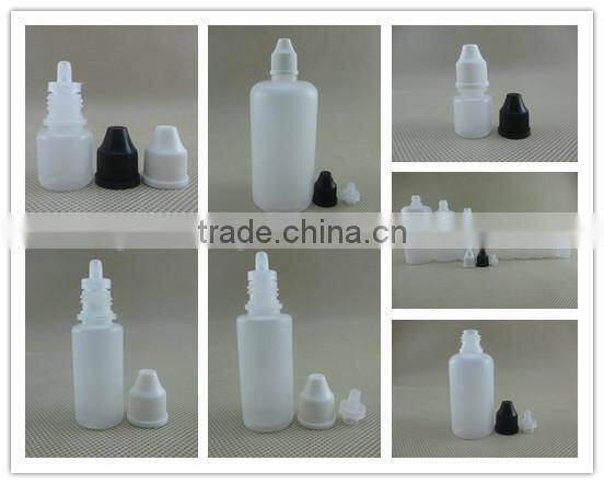 trade assurance supplier 10 ml PE e-liquid dropper bottle for electric cigarette