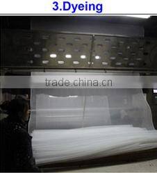 warp knitted tricot mesh fabric in 100% polyester