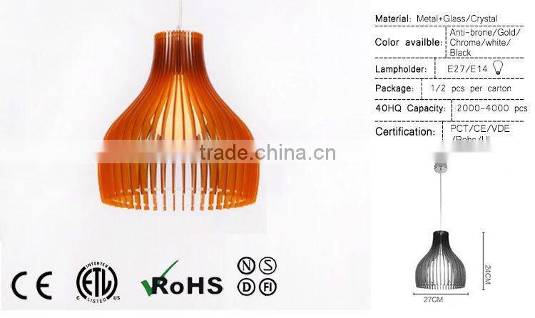 acrylic shade different color dark brown cheap pendant lighting