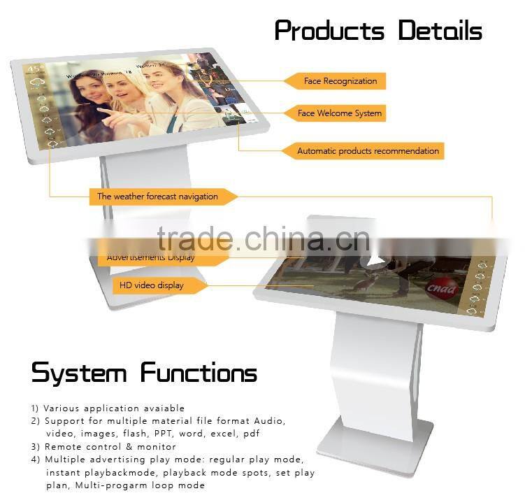 Windows 46 inch backpack lcd advertising display/TFT Type/ Indoor Application
