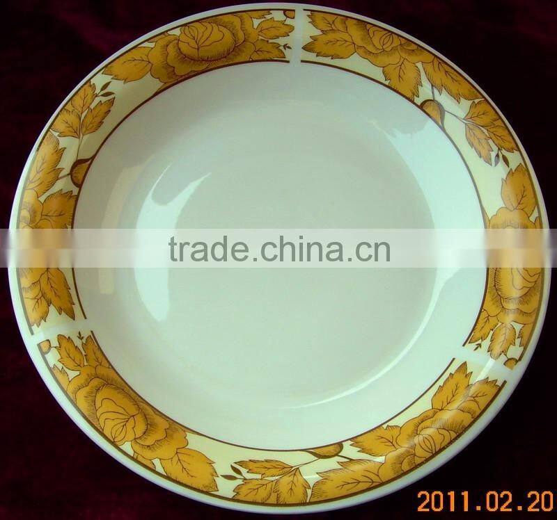 cheap 9.25 Omega Plate/high Quality 9.25 Omega deep Plate/Wholesale personalized Porcelain soup Plates
