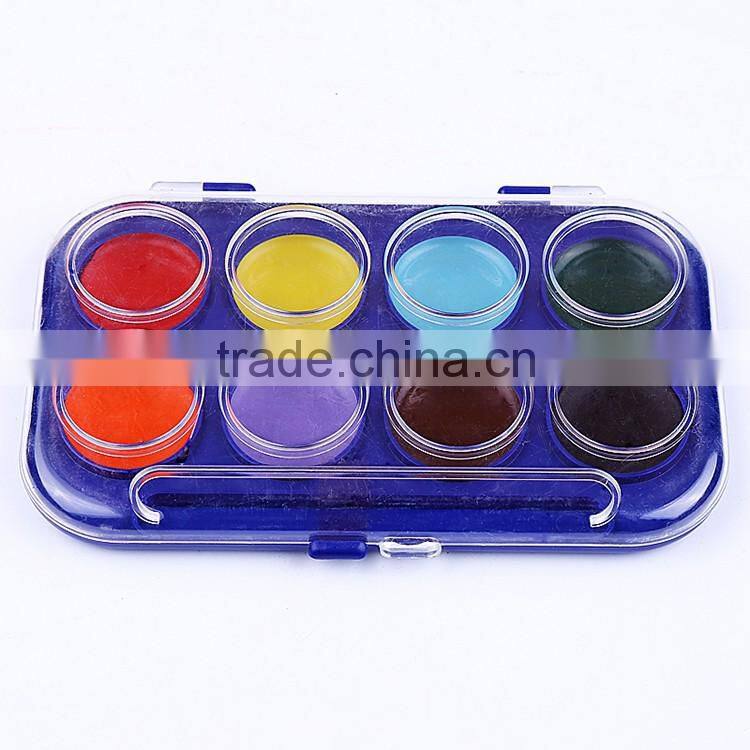 Art Supplier Wholesale Bulk Children Drawing Set Mini 10 Color Solid Water Color Cake
