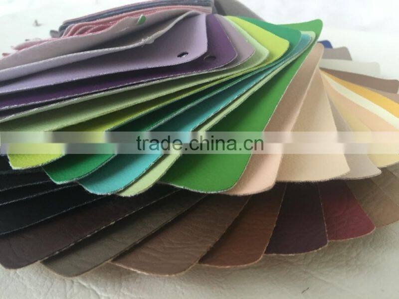 PU Leather factory Modern italian anti-abrasion faux microfiber leather horse leather for sofa car seat cover