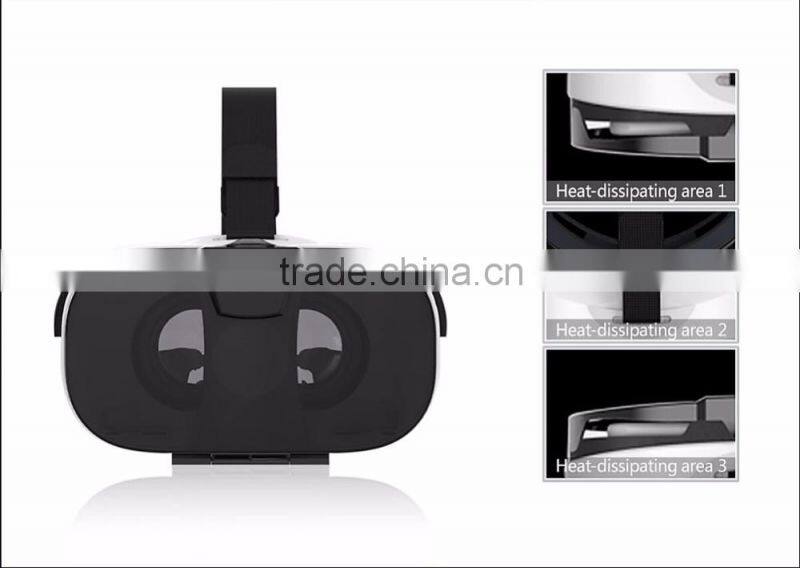 3D VR BOX 2ND generation virtual reality glass vr box 2.0 vr box 3d glasses+ BLUETOOTH REMOTE