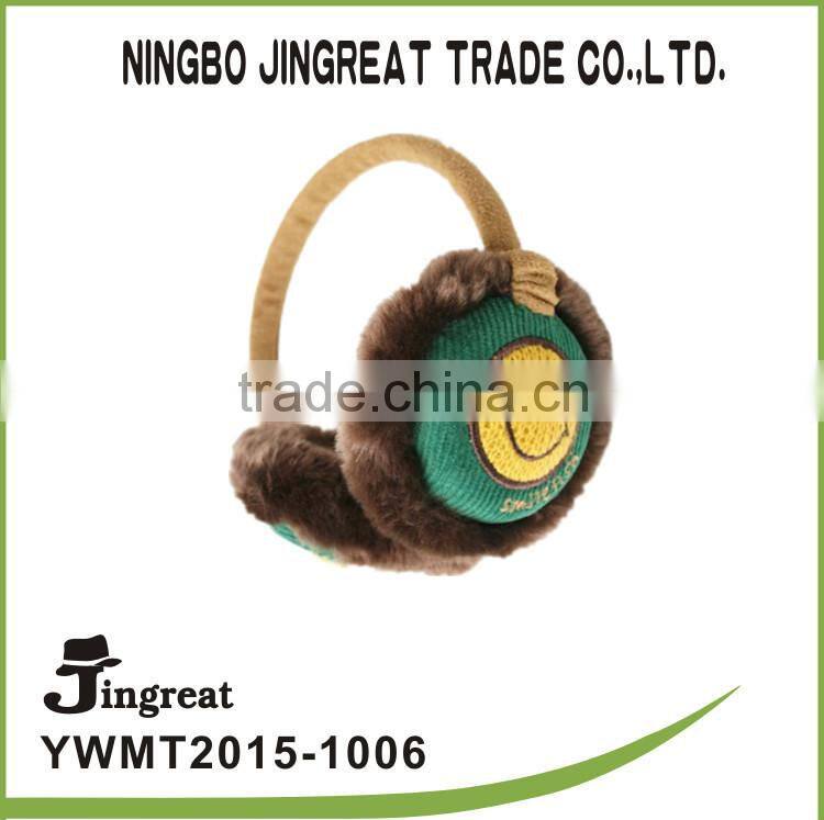 women faux rabbit fur ear muffs for winter funny animial ear muffs