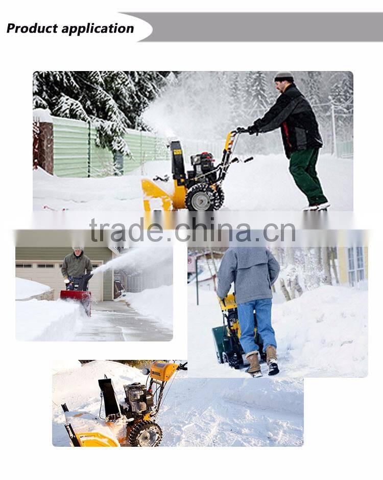 Mini blower snow plow sweeper