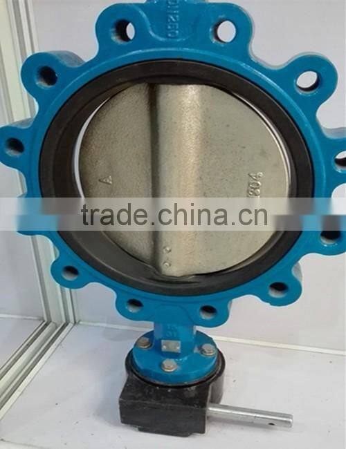 worm wheel lug type wafer butterfly valve