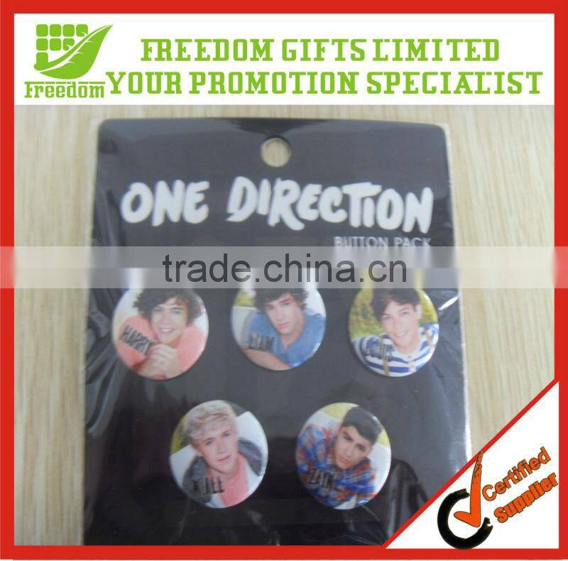 Custom Tin Button Badges